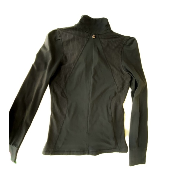 LORNA JANE LJ BLACK PREMIUM BLACK ZIP UP ATHLETIC JACKET - Picture 2 of 5